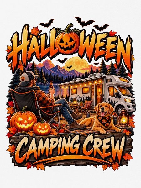 Halloween Camping Crew Motiv