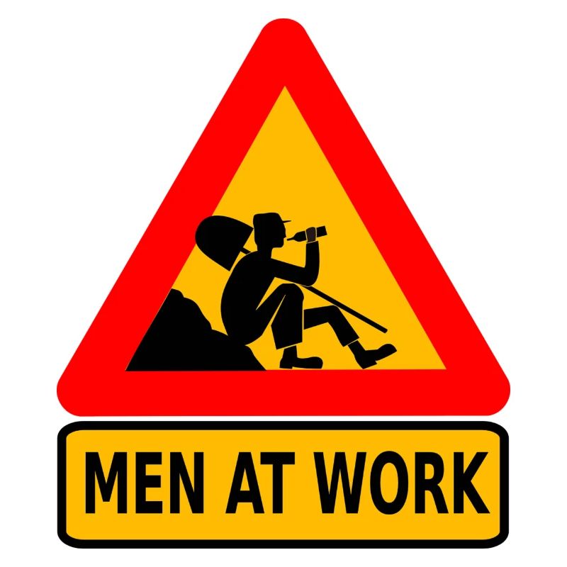 Mann beim arbeiten