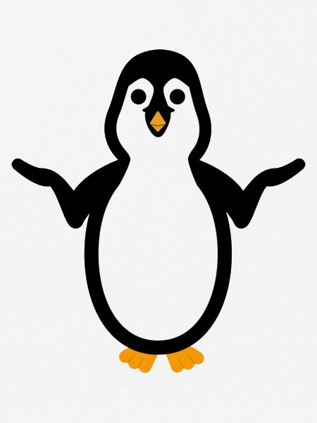 Niedlicher Pinguin - Keine Ahnung