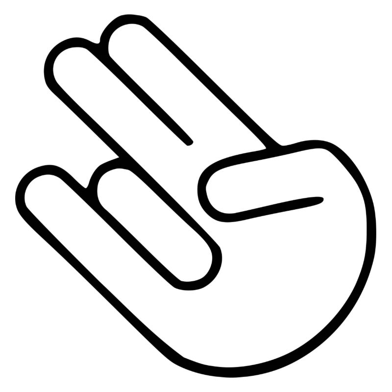 Shocker Autoaufkleber Sticker Geschenk Hand Geste