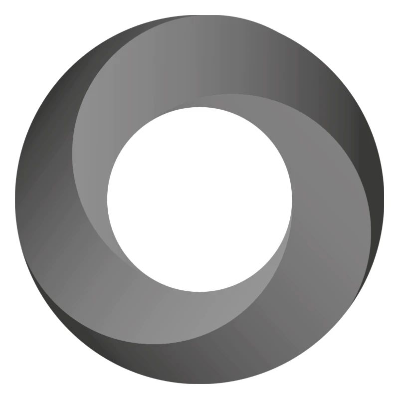 Twisted Circle Grey