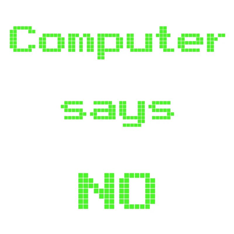Computer sagt nein