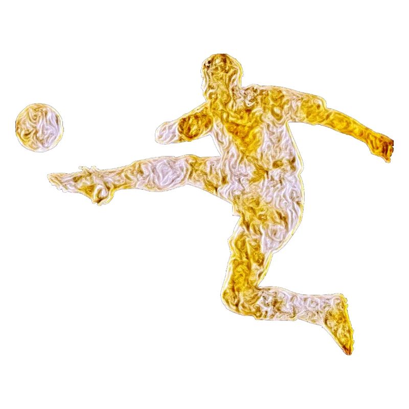 Fußballer Silhouette