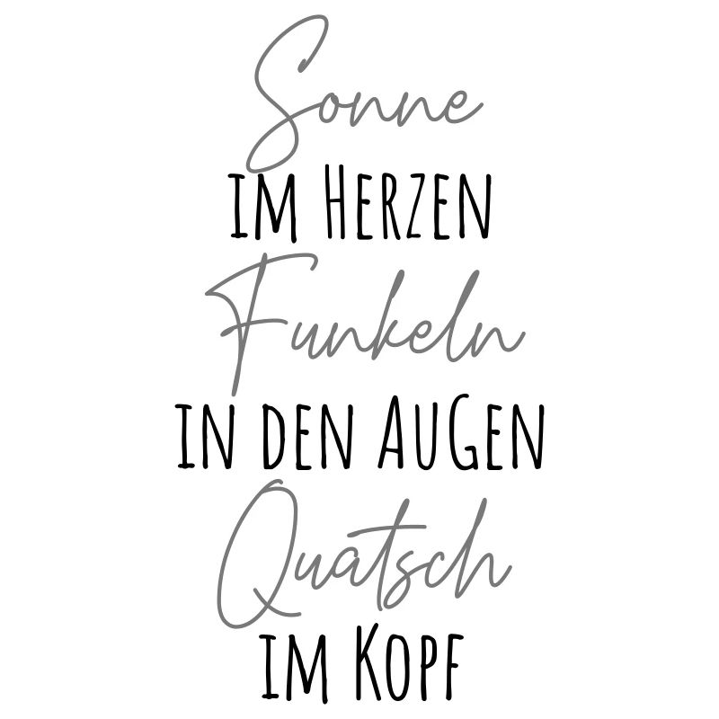 Sonne, Funkeln, Quatsch