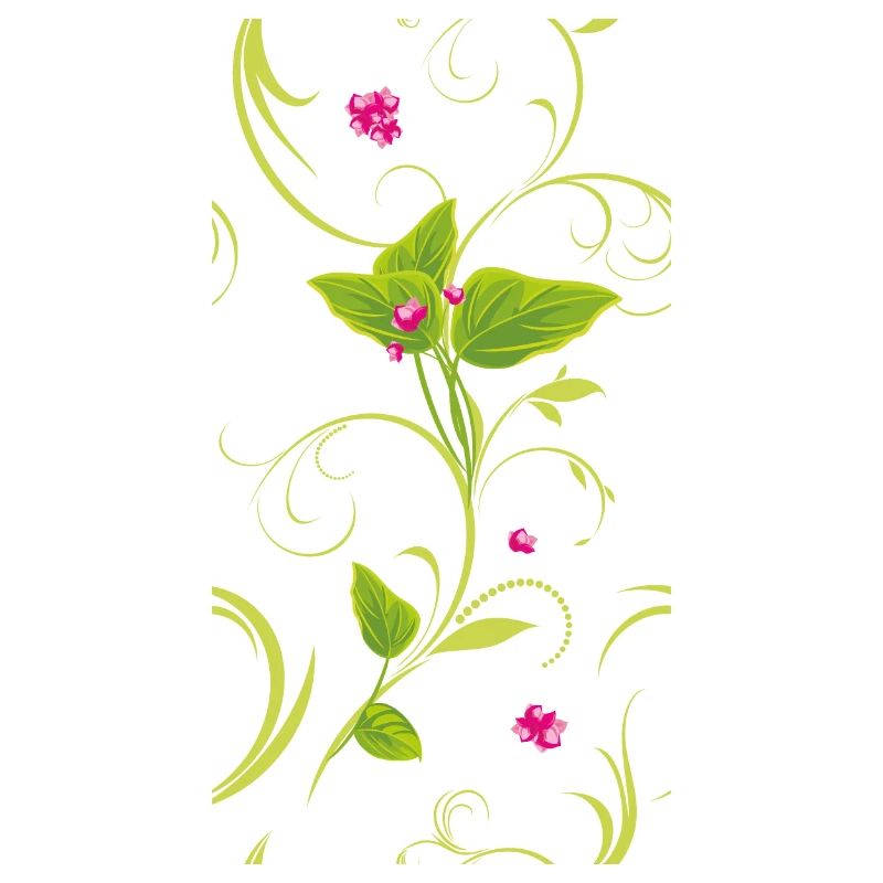 Branche avec des fleurs roses