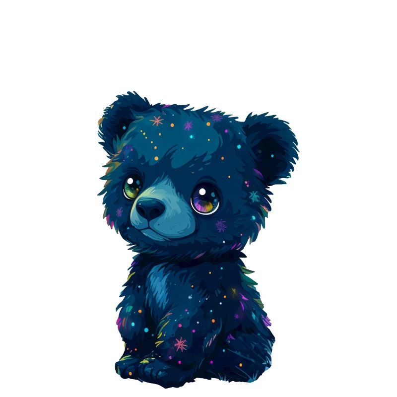 Kleiner schwarzer Teddybär