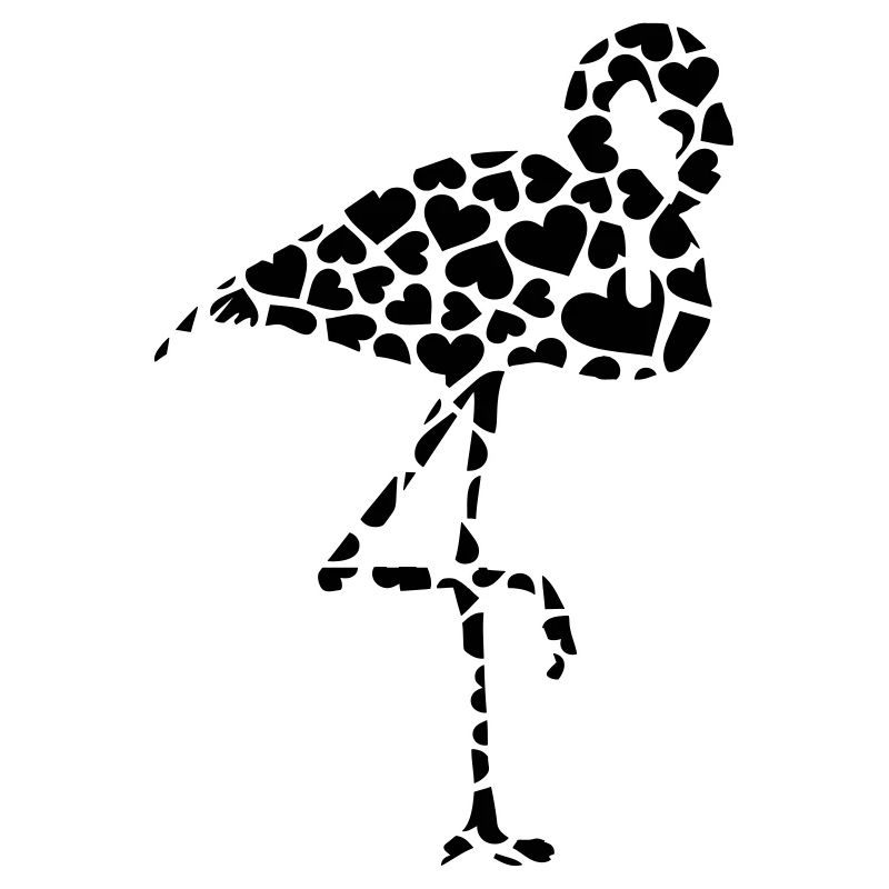 flamingo herzen