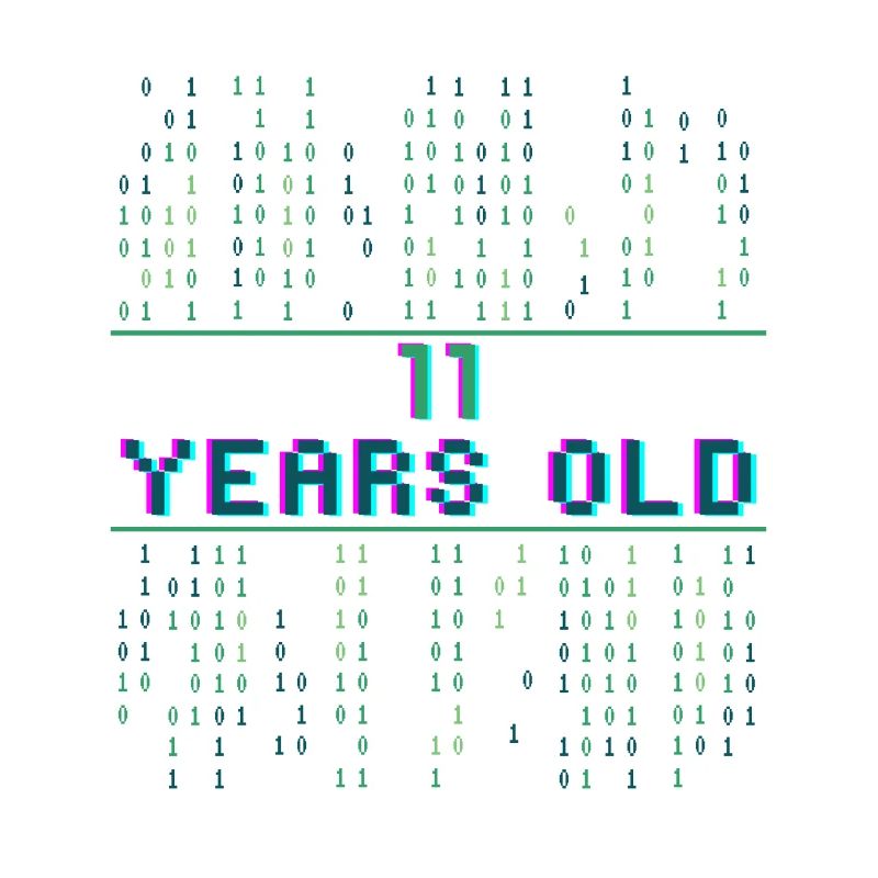 3. Geburtstag 3 Jahre alt Binärcode Informatik