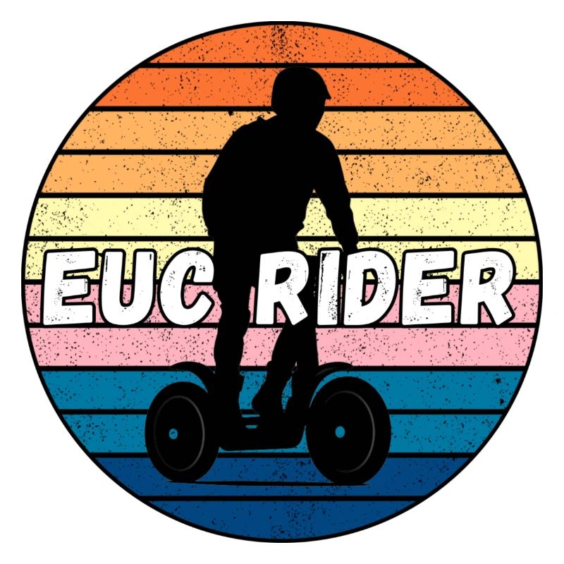 Elektrischer Einradfahrer. EUC-Reiter