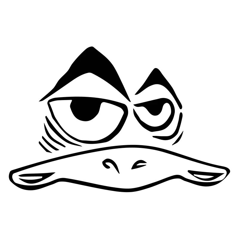 Lustig schräger Vogel