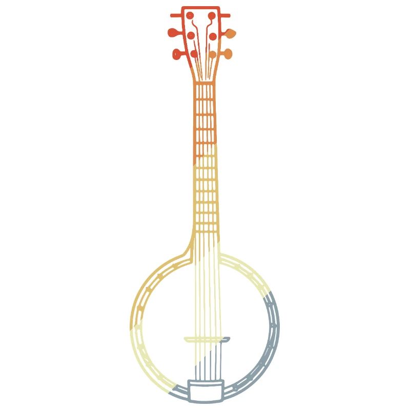 Banjo Skizze 90er Look