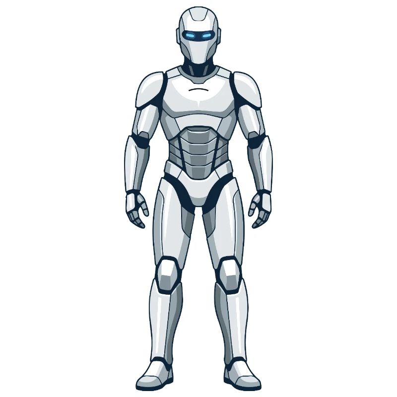 Futuristischer Mech-Anzug