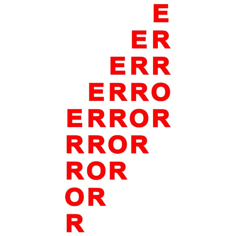 Error Saying Proverbs