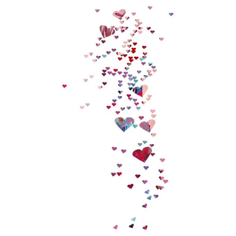 herzen,herz illustration,bunt,konfetti