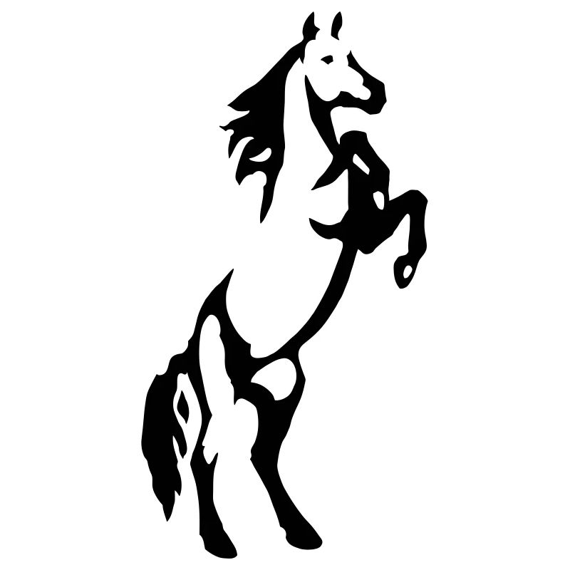 Steigender Hengst