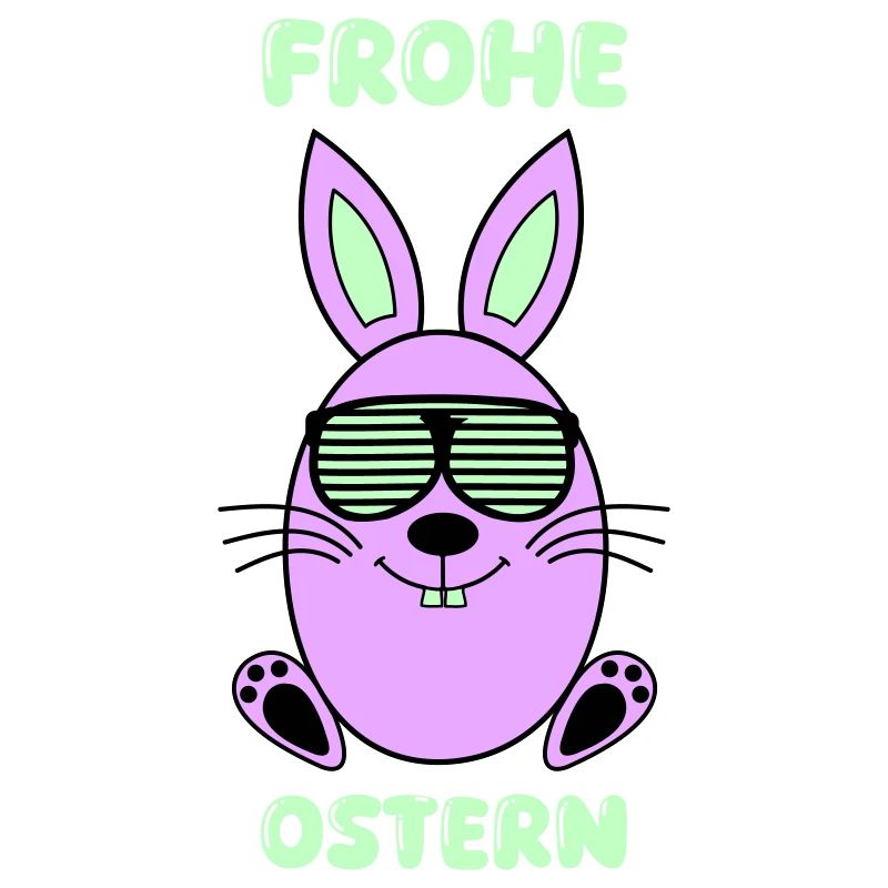 frohe ostern hase