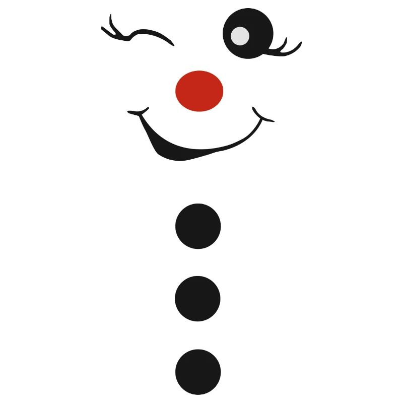 Lächelnder Schneemann