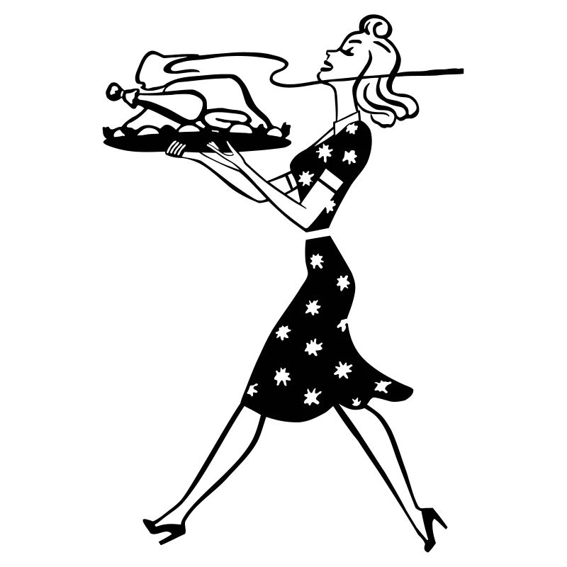Hausfrau Illustration