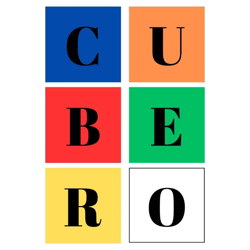 Quadratischer Eimer Farben SpeedCuber