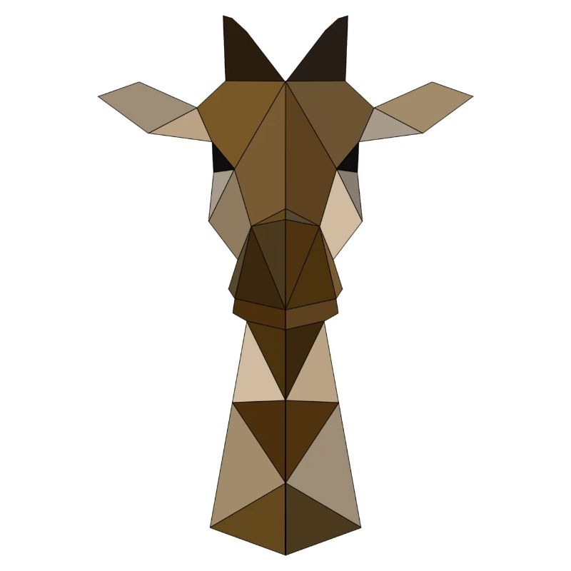 Giraffe geometrisch