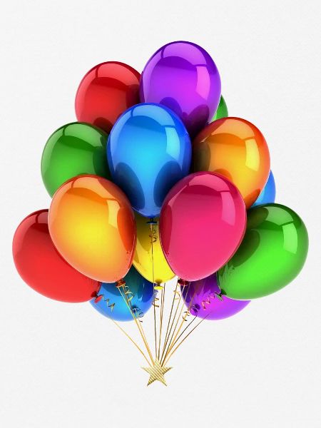 Ein Strauß Luftballons