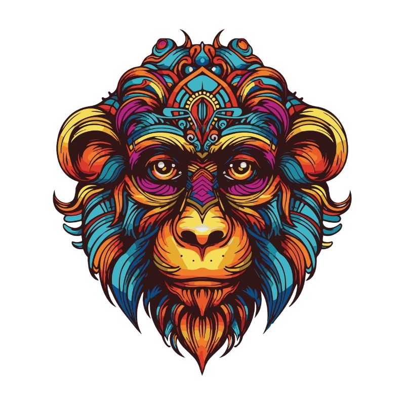 Portrait de singe