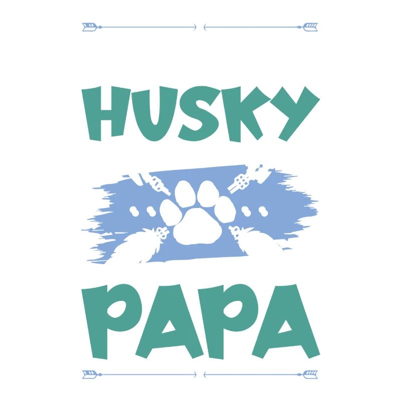 husky hunde papa