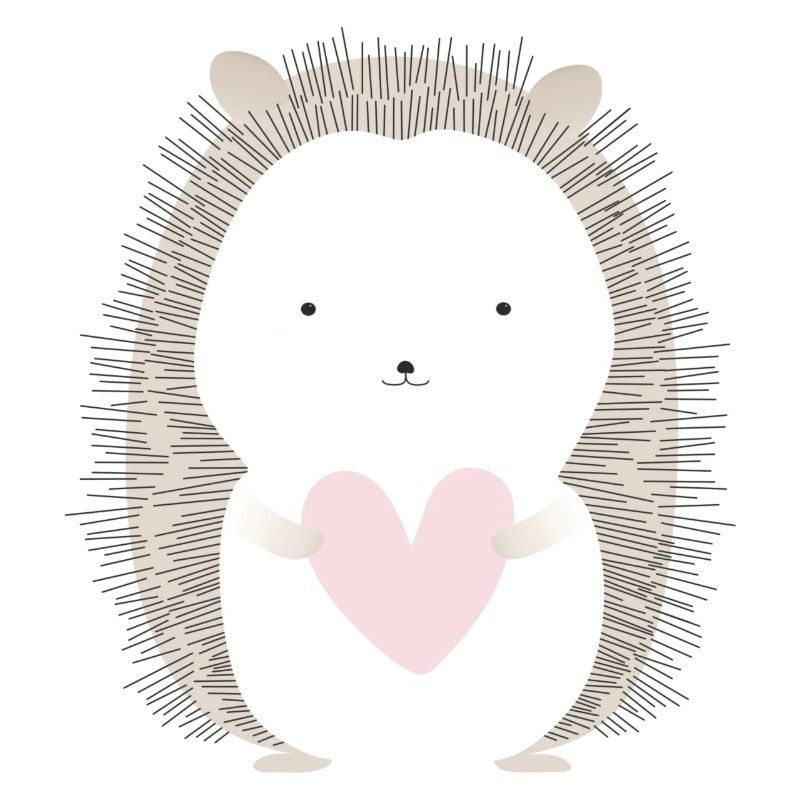 Igel mit Herz