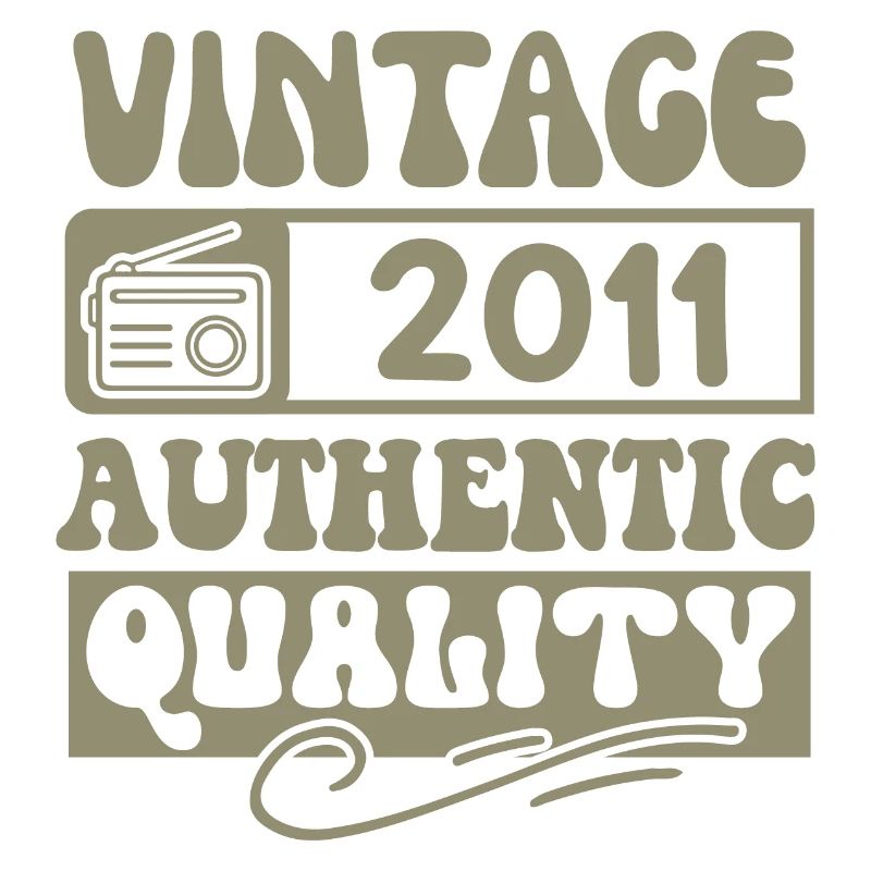 Authentic 2011 Vintage 2011 - Vintage 2011 Retro