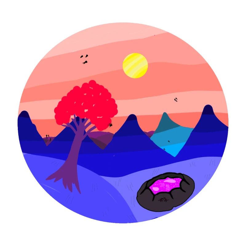 Surreale Landschaft