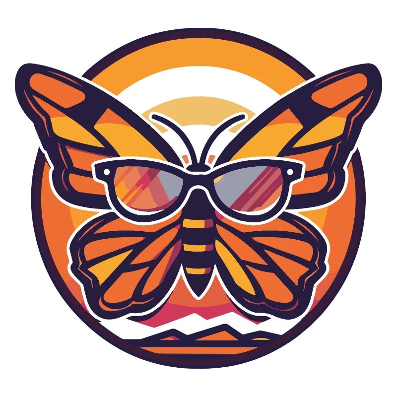 Papillon Bande dessinée cool