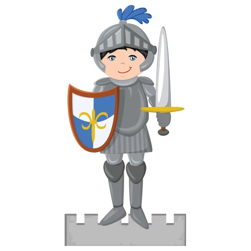 Ritter auf Burg