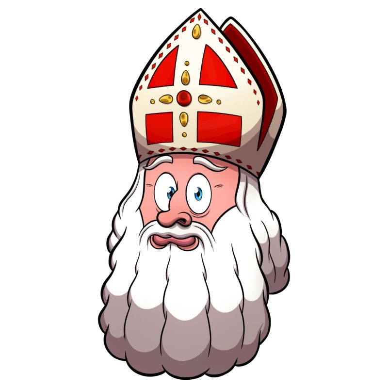 St. Nikolaus Gesicht
