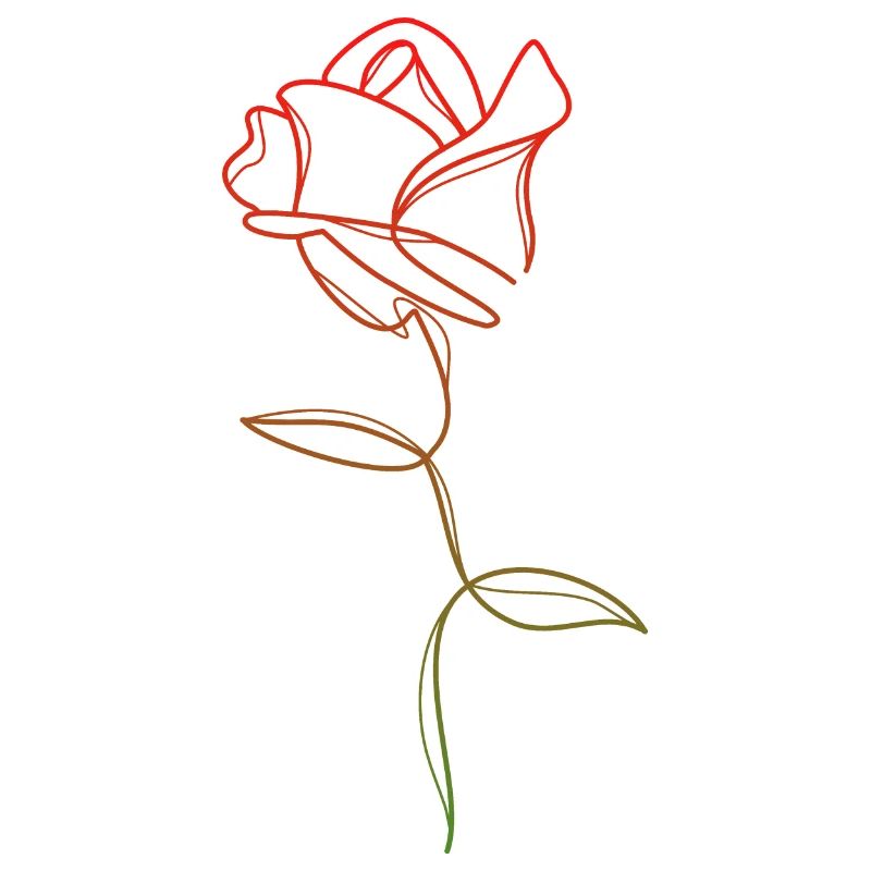 ROSE einfarbige Linie