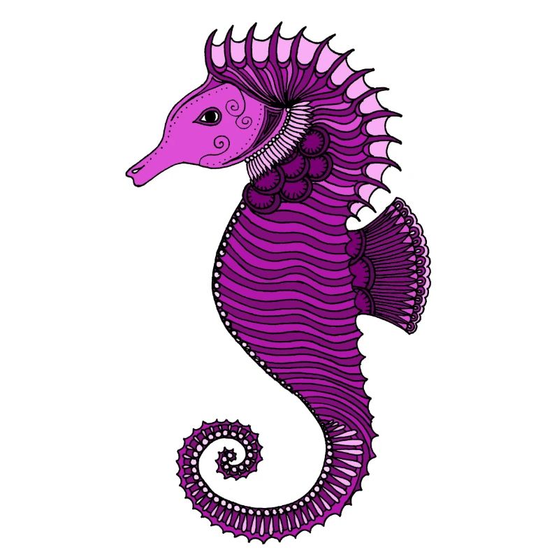 Pink Seahorse