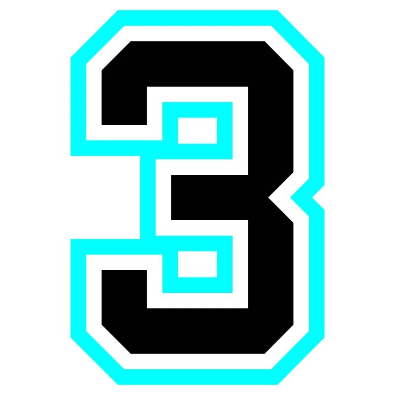 3 Zahl symbol
