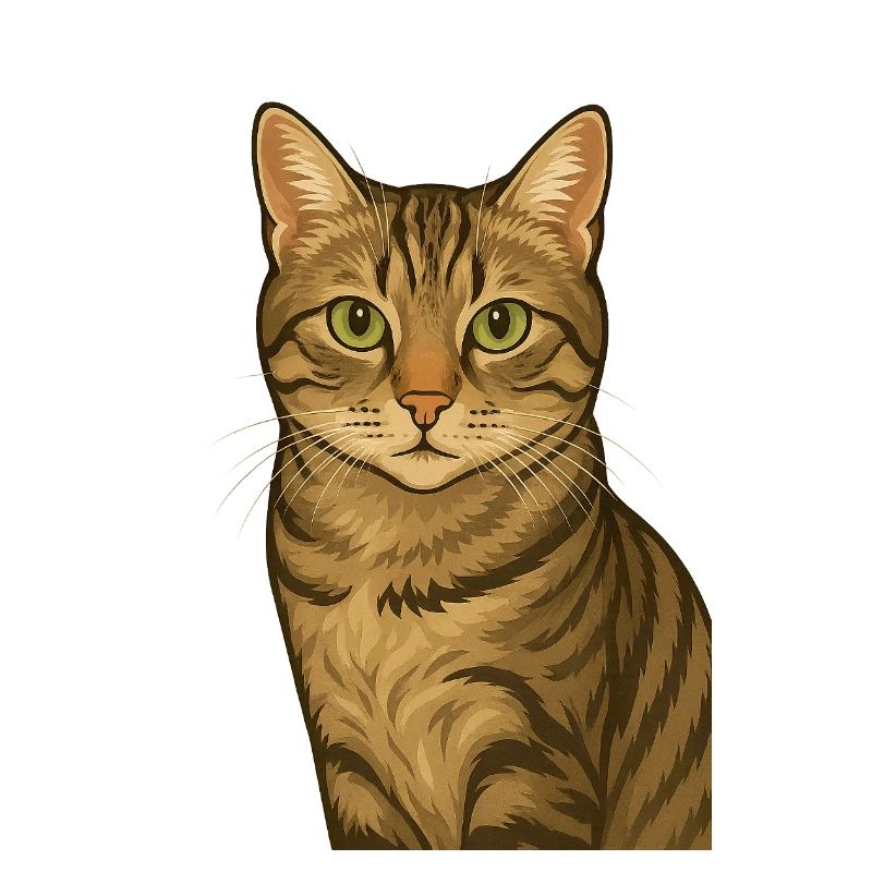 Stolze Tigerkatze