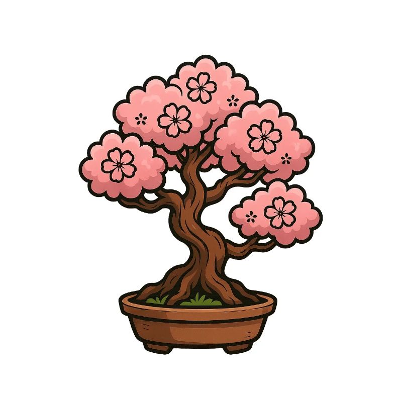 Kirchblüten Bonsai Baum