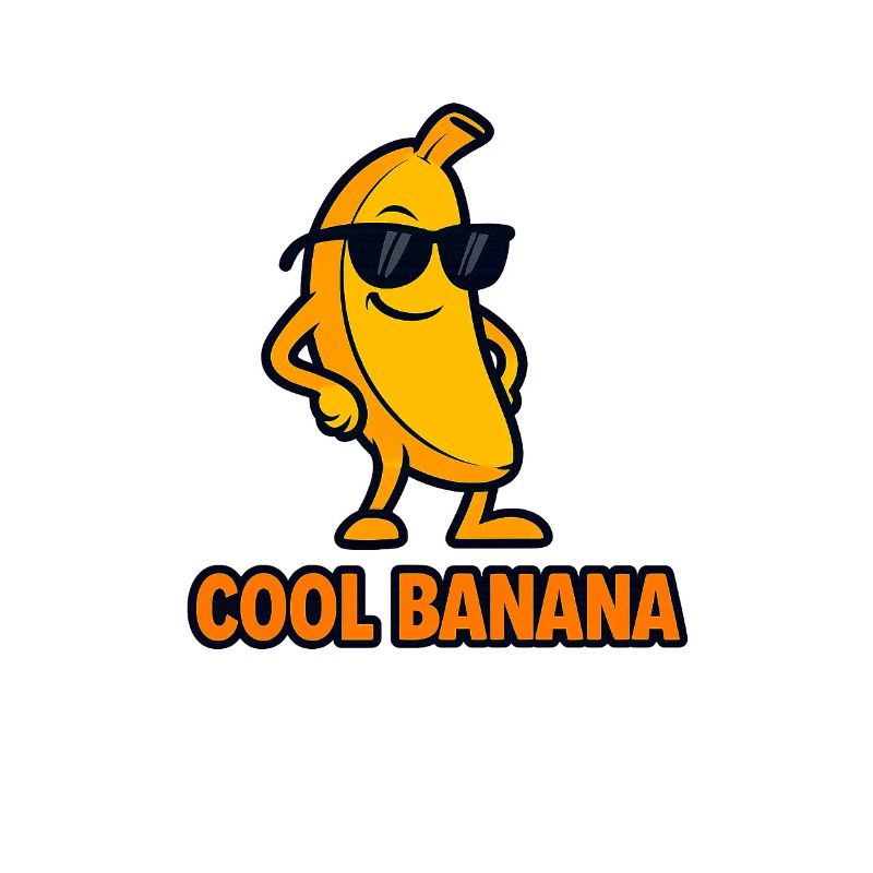 Cool Banana Cartoon 