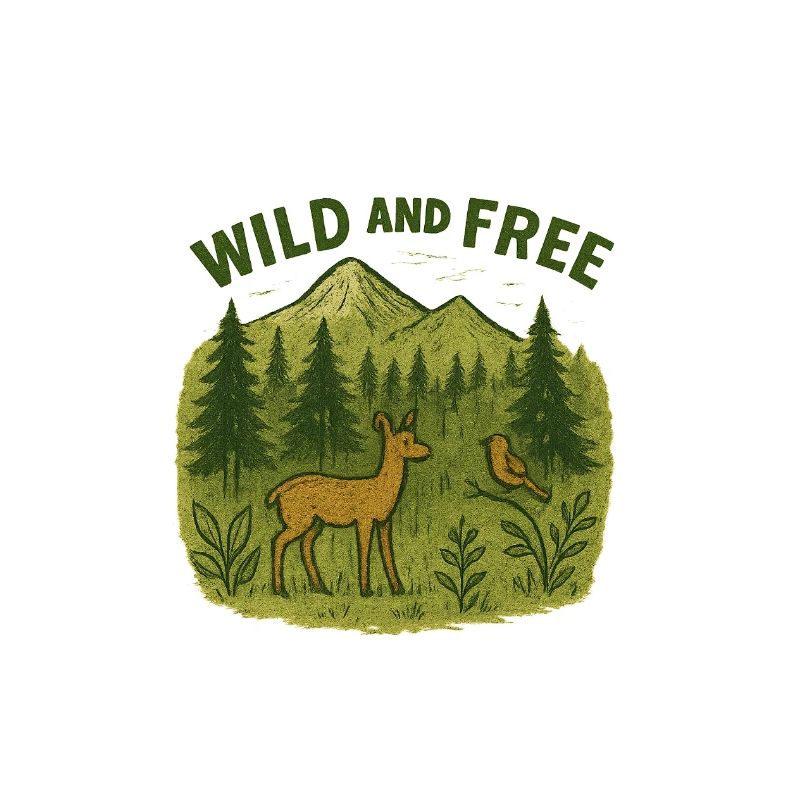 Waldwildnis Freiheitsmotiv