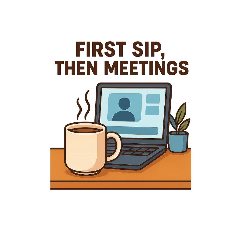 first sip then meetings