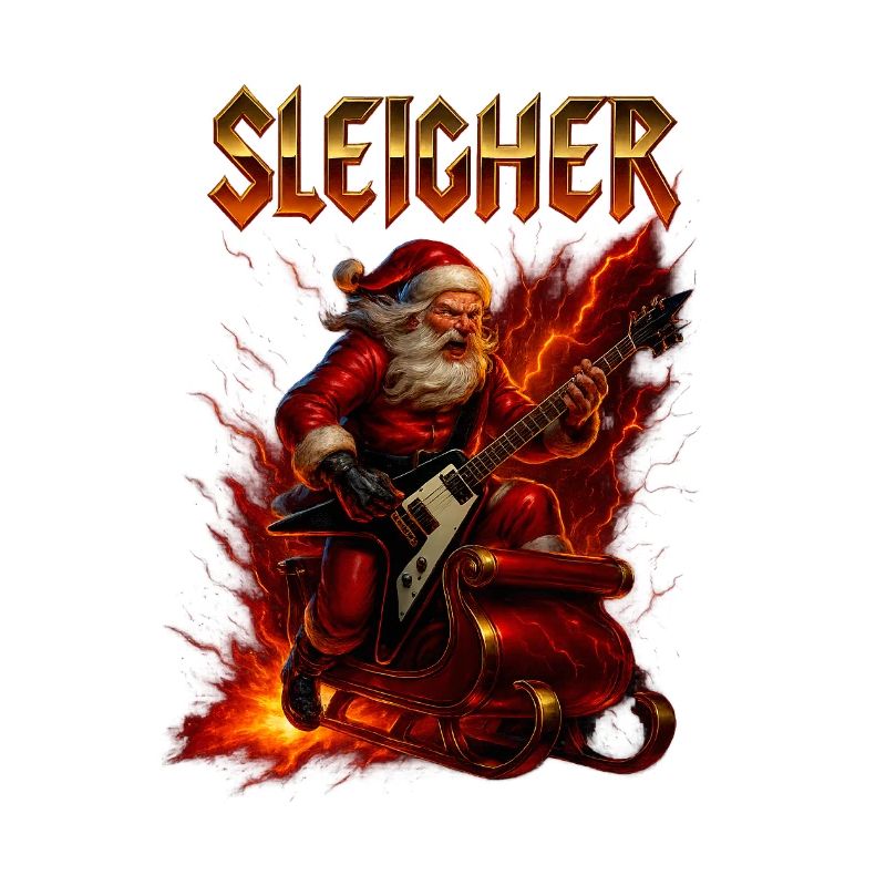 Heavy Metal Santa Sleigher