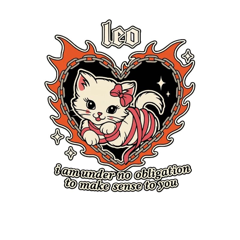 Leo Katzenherz Flammenkette