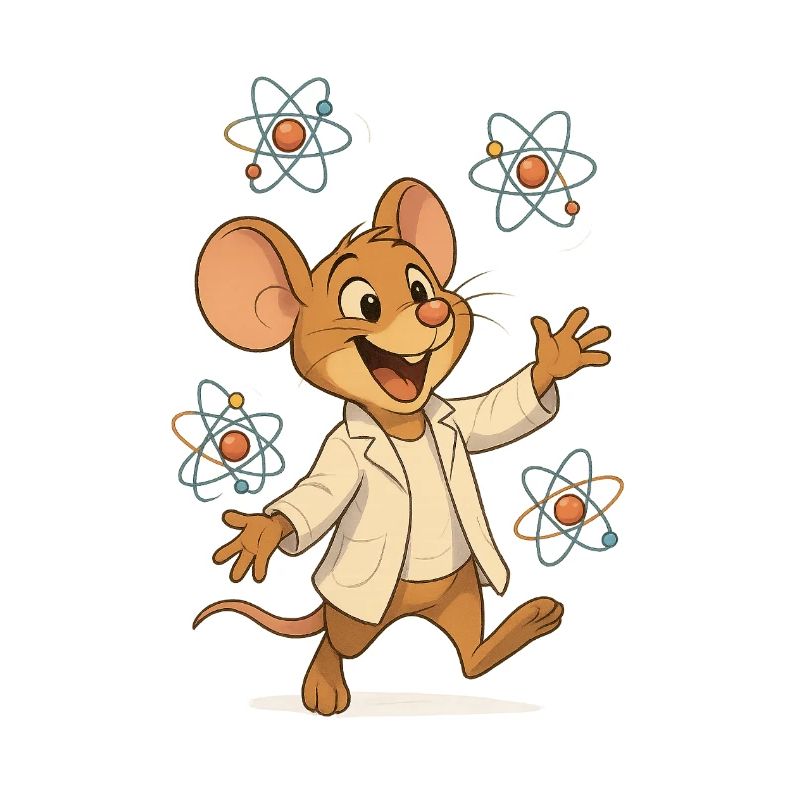 Atomic Scientist Mouse