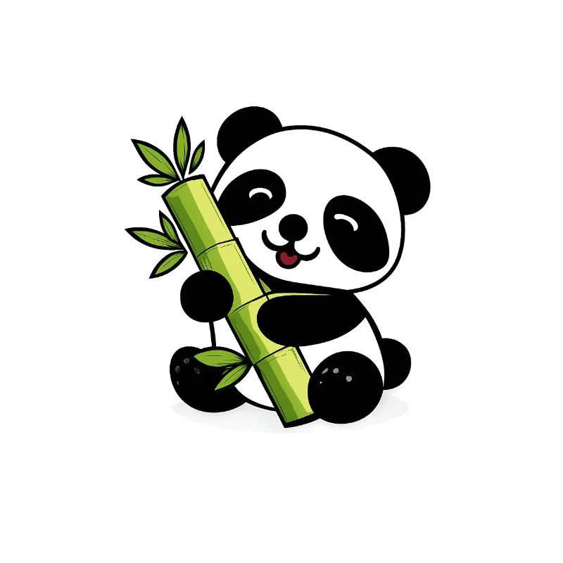 Panda-Bambus-Weichkalk