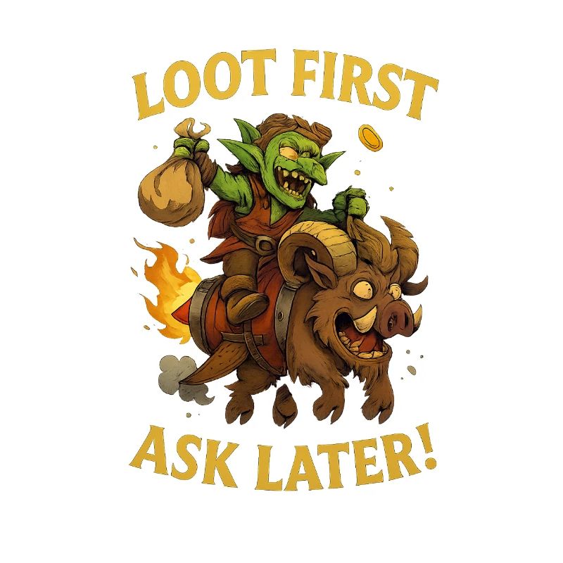 Loot First, Ask Later