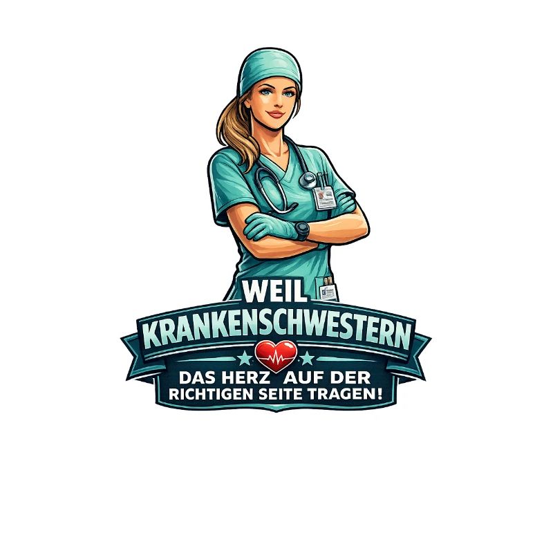 Krankenschwester Herzseite Design