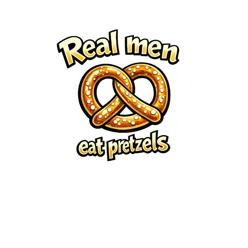 Echte Männer essen Brezeln