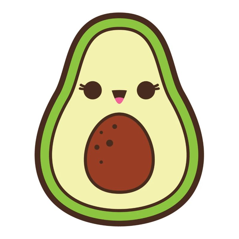 Cute avocado