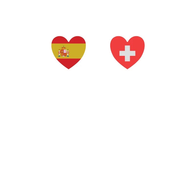Espagne et Suisse Drapeaux du drapeau suisse